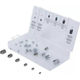 Assortiment de tarauds | autocoupants | 32 pièces