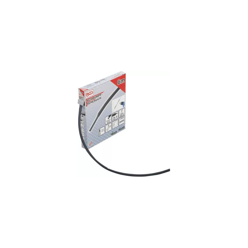 Boîte de gaines thermorétractables | noires | Ø 5 mm | 6 m Boîte de gaines thermorétractables | noires | Ø 5 mm | 6 m