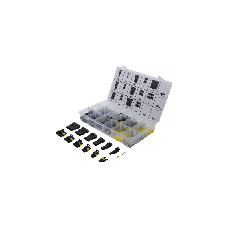 Assortiment de connecteurs | 425 pièces Assortiment de connecteurs | 425 pièces
