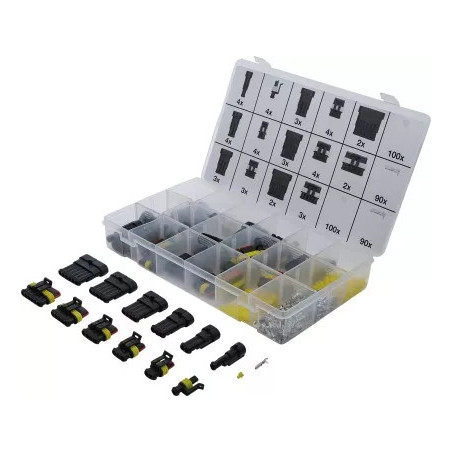 Assortiment de connecteurs | 425 pièces