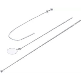 Jeu d’aimant de levage/pincette flexible et miroir d’inspection | 3 pièces