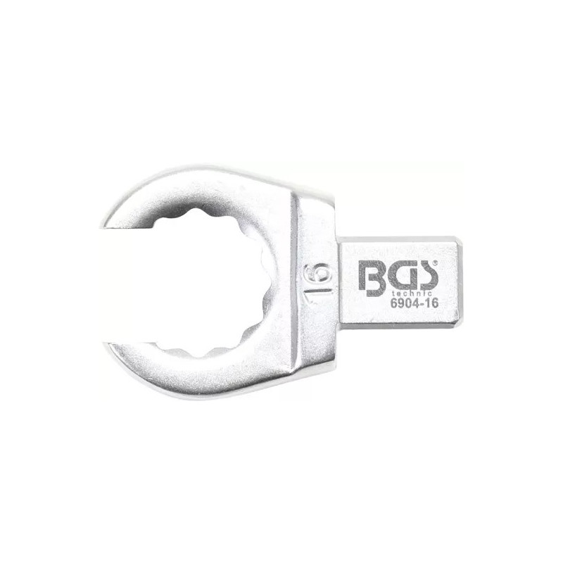 Clé annulaire | ouverte | 16 mm | Empreinte 9 x 12 mm Clé annulaire | ouverte | 16 mm | Empreinte 9 x 12 mm