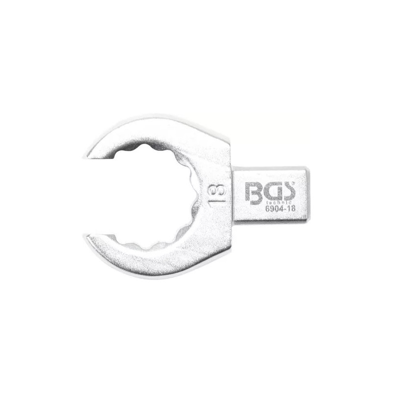 Clé annulaire | ouverte | 18 mm | Empreinte 9 x 12 mm Clé annulaire | ouverte | 18 mm | Empreinte 9 x 12 mm