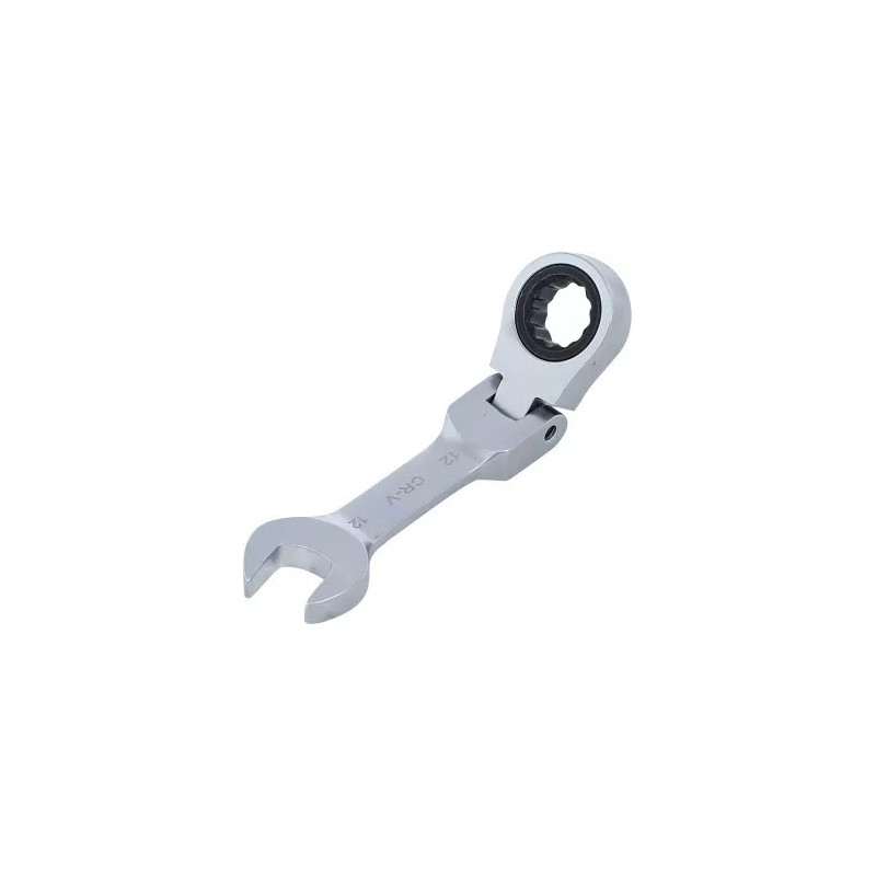 Clé mixte à cliquet | courte | à couder | 12 mm Clé mixte à cliquet | courte | à couder | 12 mm