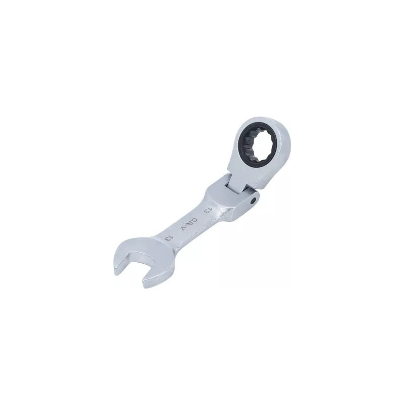 Clé mixte à cliquet | courte | à couder | 13 mm Clé mixte à cliquet | courte | à couder | 13 mm