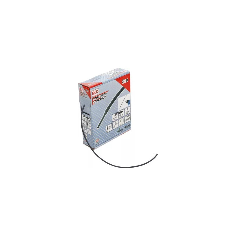 Boîte de gaines thermorétractables | noires | Ø 3 mm | 8 m Boîte de gaines thermorétractables | noires | Ø 3 mm | 8 m