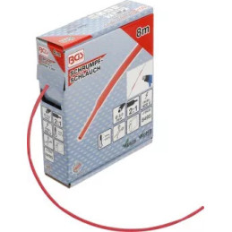 Boîte de gaines thermorétractables | rouges | Ø 3 mm | 8 m