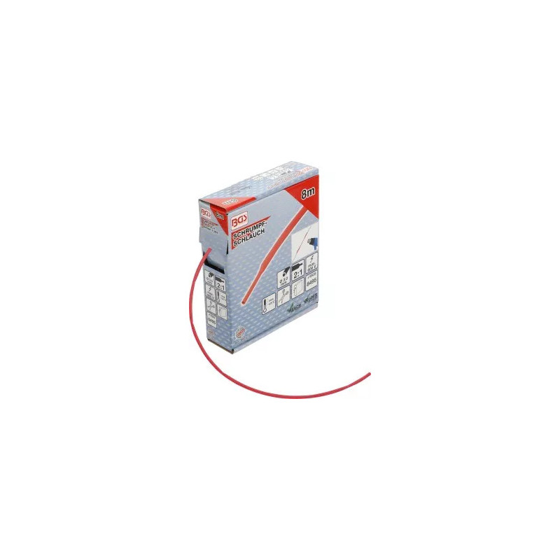 Boîte de gaines thermorétractables | rouges | Ø 3 mm | 8 m Boîte de gaines thermorétractables | rouges | Ø 3 mm | 8 m