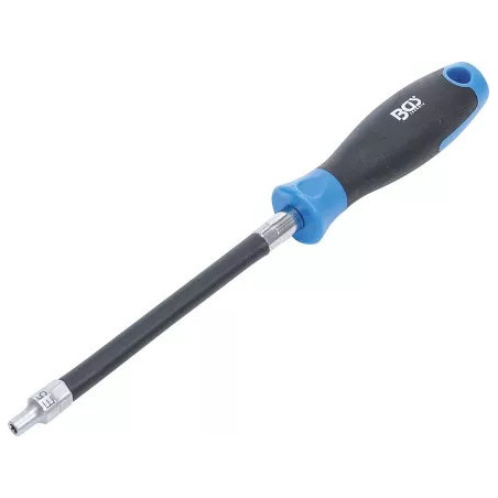Tournevis flexible avec poignée ronde | profil E5 | longueur de lame 150 mm
