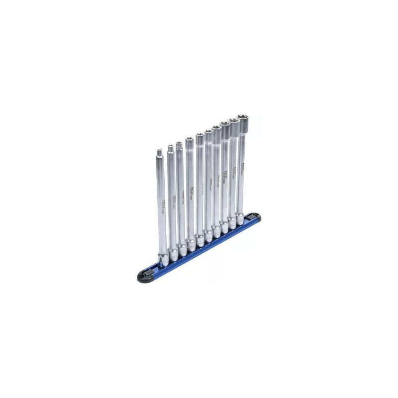 Jeu de douilles, profil E | XXL | 10 mm (3/8") | E6 - E20 | 10 pièces Jeu de douilles, profil E | XXL | 10 mm (3/8") | E6 - E20 | 10 pièces