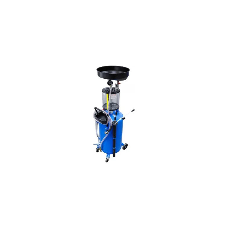 Vidangeur pneumatique d’huile avec récupérateur d’huile usée | 80 l Vidangeur pneumatique d’huile avec récupérateur d’huile usée | 80 l