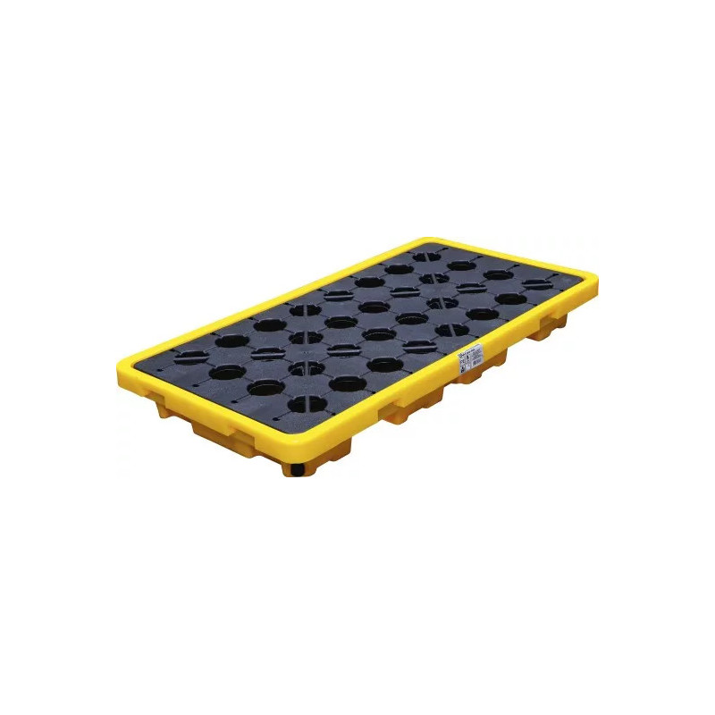 Bac de collecte d’huile | avec grille | pour 2 fûts de 200 l Bac de collecte d’huile | avec grille | pour 2 fûts de 200 l