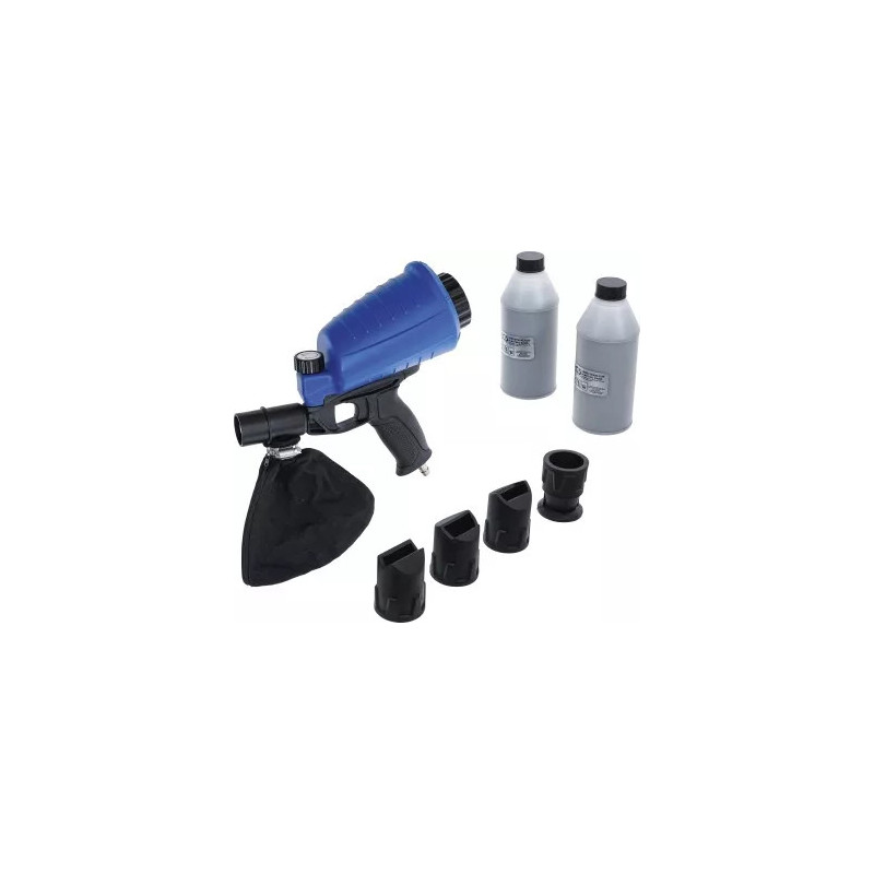 Pistolet de sablage pneumatique avec accessoires| 3 pièces