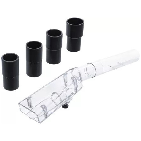 Accessoire d’aspiration pour pistolet pneumatique de nettoyage | petit | avec 4 adaptateurs | pour art. 70150