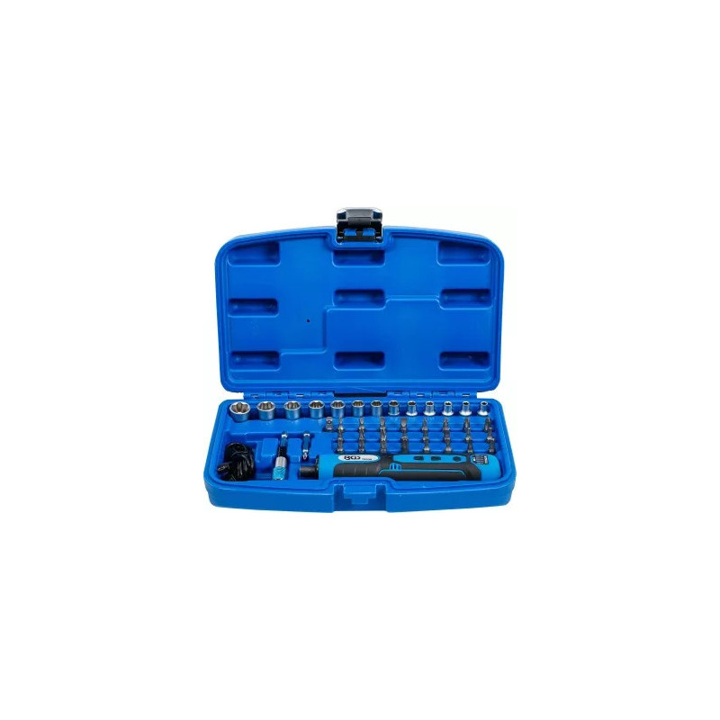 Tournevis sur batterie | avec jeu d’embouts et de douilles | 41 pièces Tournevis sur batterie | avec jeu d’embouts et de douilles | 41 pièces