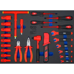 Insert de servante d’atelier 3/3 : Jeu de douilles VDE | 10 mm (3/8") | 26 pièces