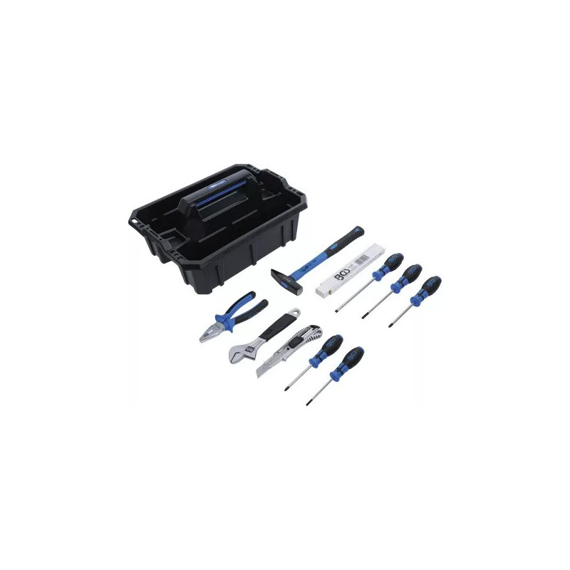 Caisse porte-outils | matière plastique | avec assortiment d’outils | 11 pièces Caisse porte-outils | matière plastique | avec assortiment d’outils | 11 pièces
