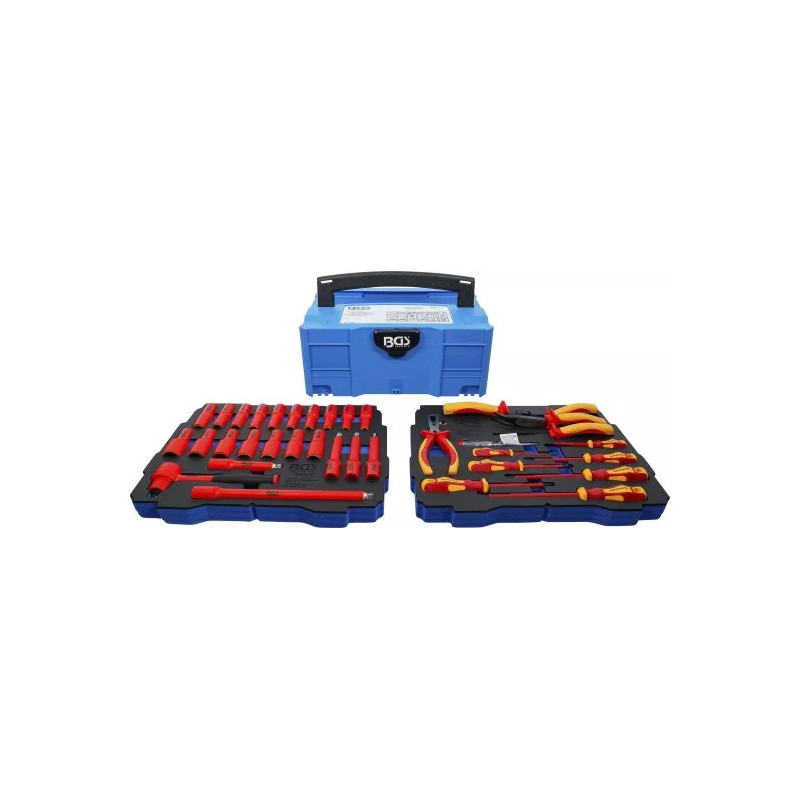 Jeu de pinces, tournevis et douilles VDE | BGS systainer® | 36 pièces Jeu de pinces, tournevis et douilles VDE | BGS systainer® | 36 pièces