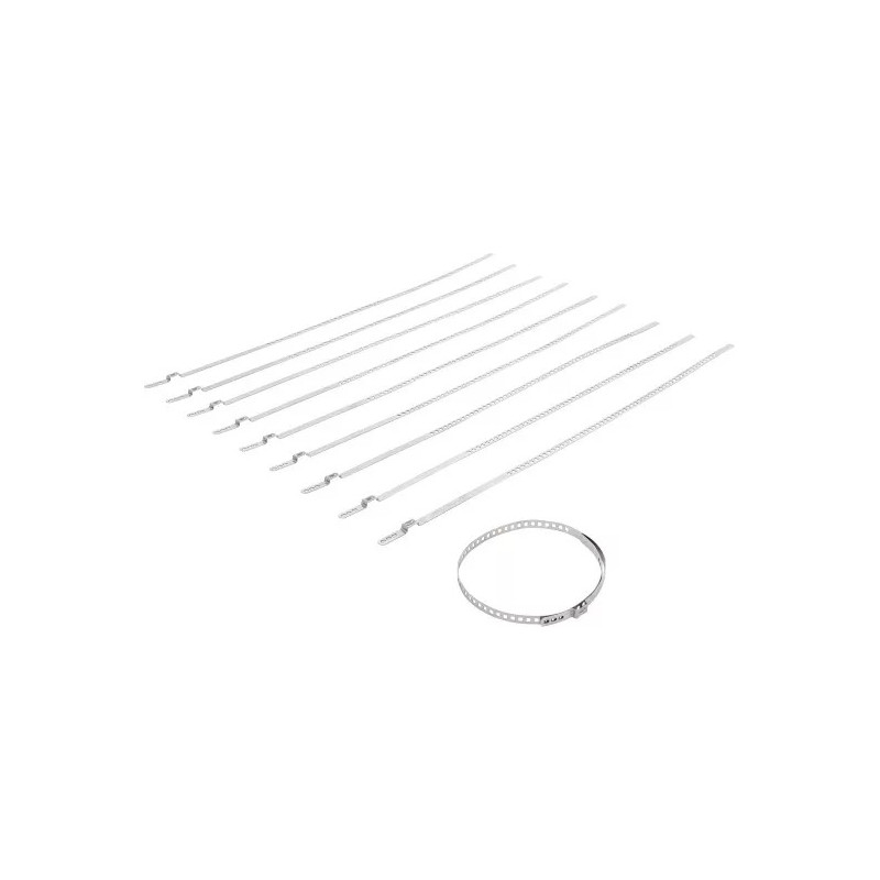 Jeu de colliers pour soufflet d’essieu | acier inoxydable | 7 mm | 50 - 120 mm | 10 pièces Jeu de colliers pour soufflet d’essieu | acier inoxydable | 7 mm | 50 - 120 mm | 10 pièces