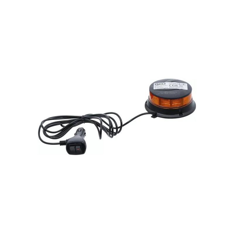 Lampe de signalisation panoramique | jaune | avec aimant | 12 V / 24 V | Ø 130 mm Lampe de signalisation panoramique | jaune | avec aimant | 12 V / 24 V | Ø 130 mm