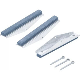 Pierres de rechange pour art. 1157 | mâchoires 100 mm | K 280 | 3 pièces