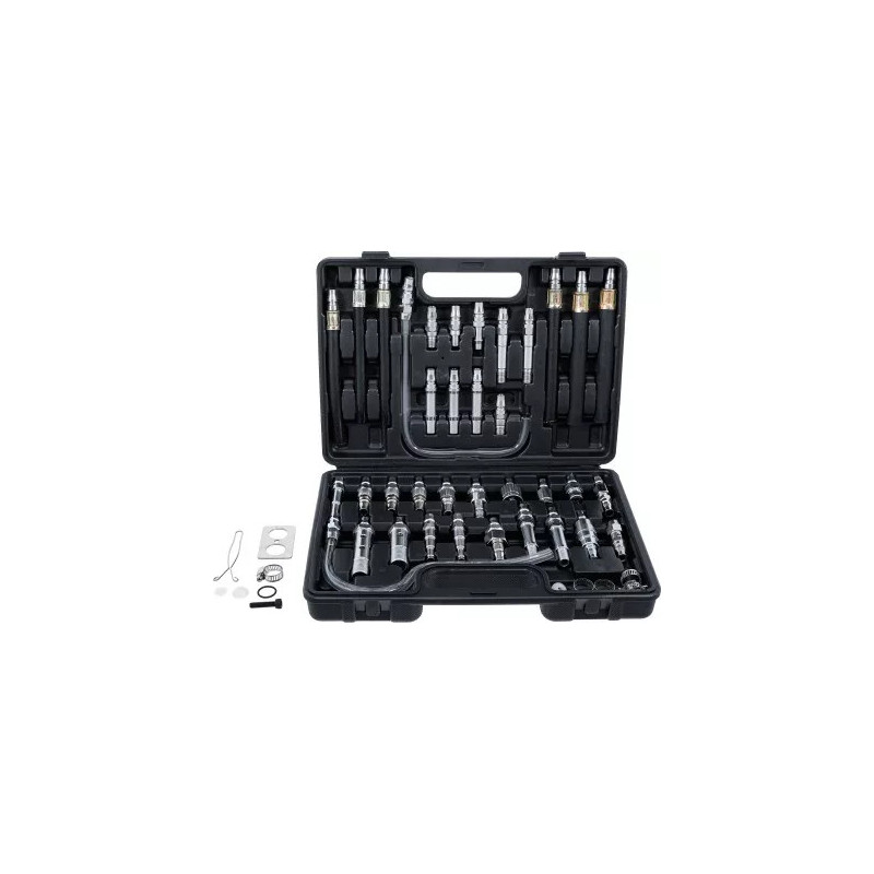 Jeu d’adaptateurs | pour l’appareil de vidange d’huile et de rinçage de boîte de vitesses automatique (art. 7082) | 35 pcs. Jeu d’adaptateurs | pour l’appareil de vidange d’huile et de rinçage de boîte de vitesses automatique (art. 7082) | 35 pcs.