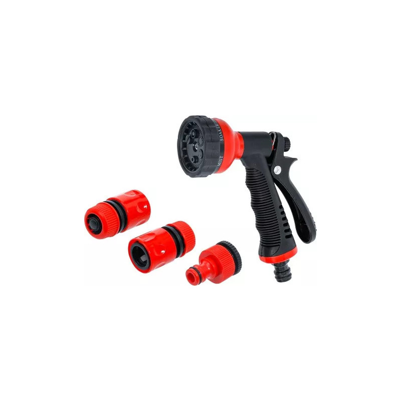 Pistolet d’arrosage multifonctionnel | avec accessoires | 4 pièces Pistolet d’arrosage multifonctionnel | avec accessoires | 4 pièces
