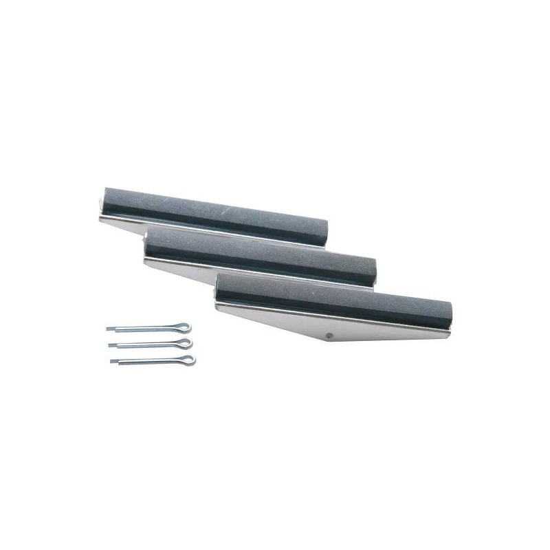 Pierres de rechange pour art. 1157 | mâchoires 75 mm | K 280 | 3 pièces Pierres de rechange pour art. 1157 | mâchoires 75 mm | K 280 | 3 pièces