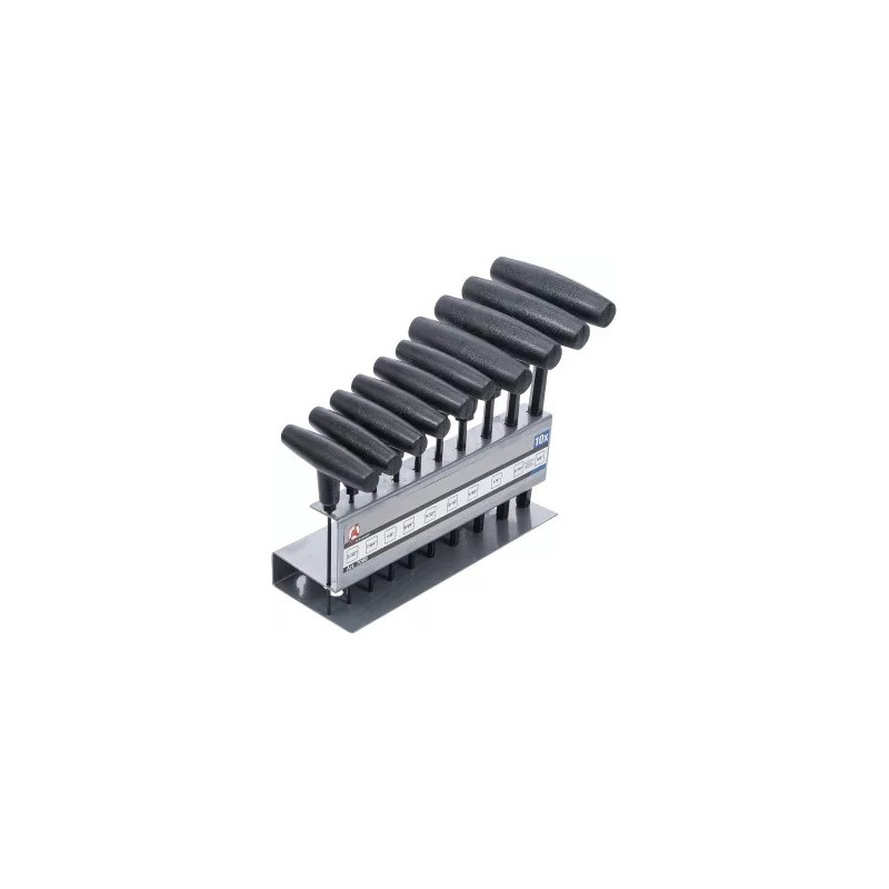 Jeu de tournevis avec poignée en T | pouces | six pans intérieurs 3/32" - 3/8" | 10 pièces Jeu de tournevis avec poignée en T | pouces | six pans intérieurs 3/32" - 3/8" | 10 pièces