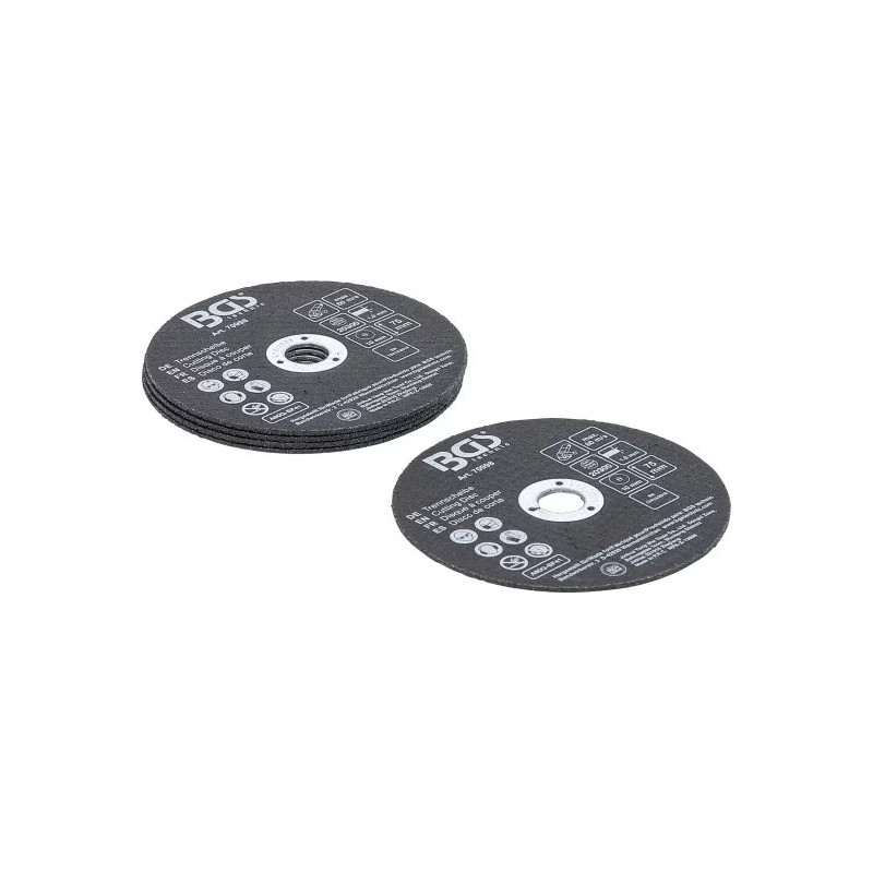 Jeu de disques à couper | pour acier inoxydable | Ø 75 x 1,0 x 10 mm | 5 pièces Jeu de disques à couper | pour acier inoxydable | Ø 75 x 1,0 x 10 mm | 5 pièces