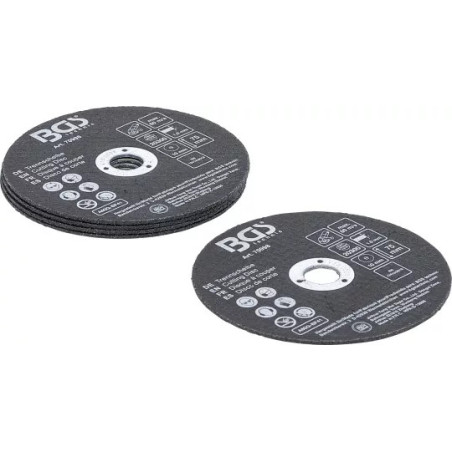 Jeu de disques à couper | pour acier inoxydable | Ø 75 x 1,0 x 10 mm | 5 pièces