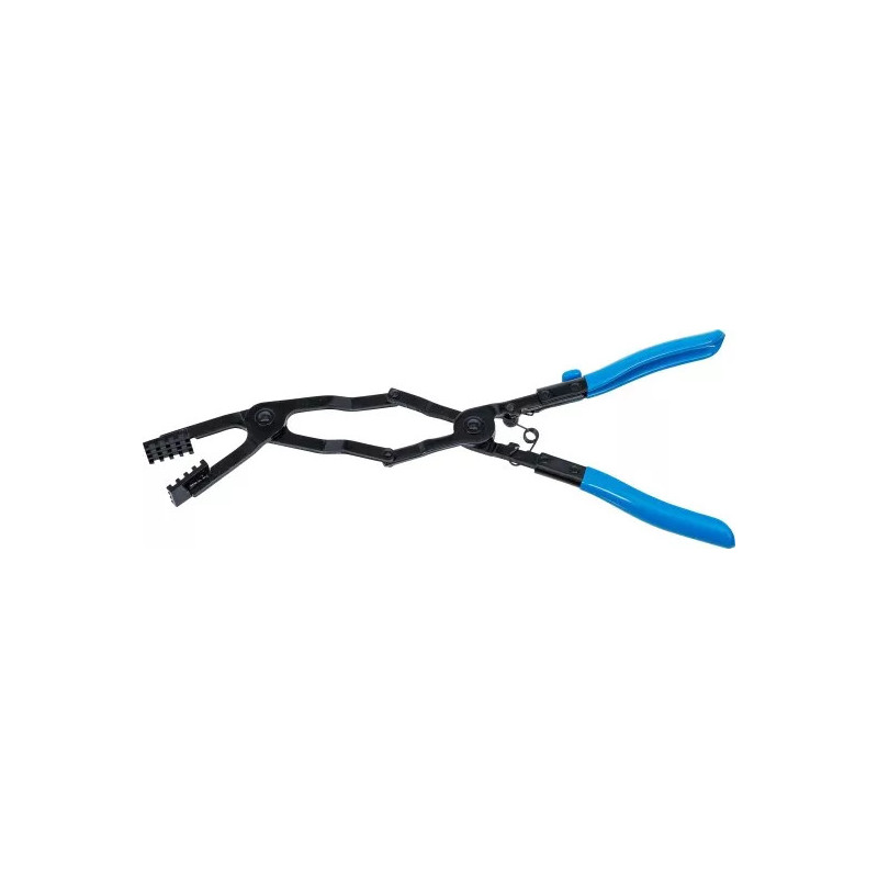 Pince pour colliers de serrage à double articulation | coudée | 0 - 50 mm | 430 mm Pince pour colliers de serrage à double articulation | coudée | 0 - 50 mm | 430 mm
