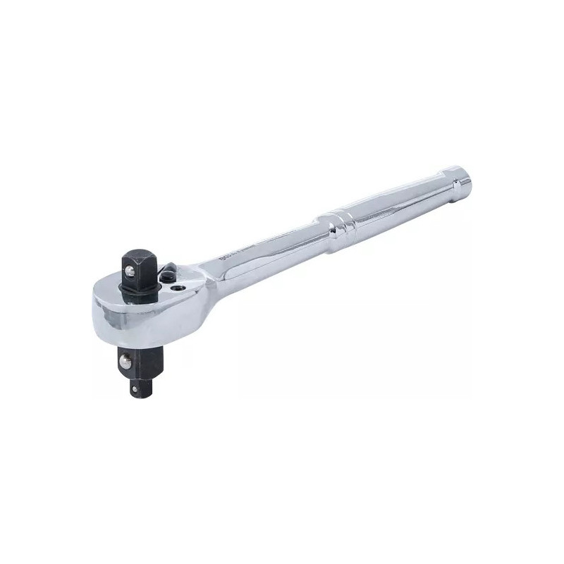 Cliquet réversible | Acier massif | À denture fine | 3-en-1 | 6,3 mm (1/4") / 10 mm (3/8") / 12,5 mm (1/2") Cliquet réversible | Acier massif | À denture fine | 3-en-1 | 6,3 mm (1/4") / 10 mm (3/8") / 12,5 mm (1/2")