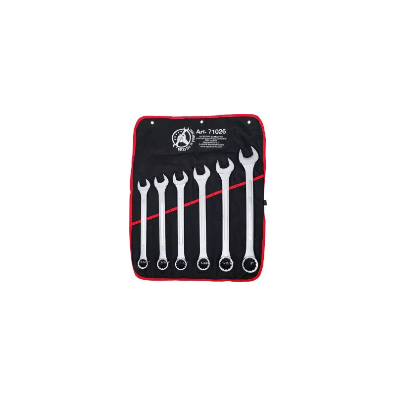 Jeu de clés mixtes | XXL | en pouce | 1.5/16" - 2" | 6 pièces Jeu de clés mixtes | XXL | en pouce | 1.5/16" - 2" | 6 pièces