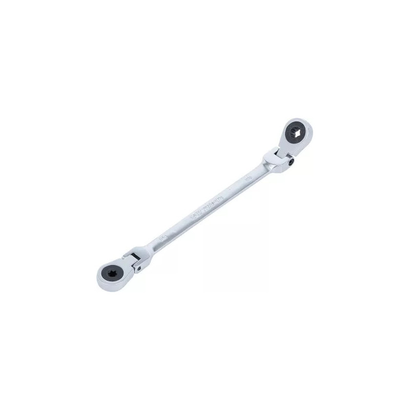 Double clé annulaire à cliquet | pliable | avec têtes polygonales à profil E | E6 x E8 Double clé annulaire à cliquet | pliable | avec têtes polygonales à profil E | E6 x E8