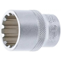 Douille pour clé, Gear Lock | 12,5 mm (1/2") | 22 mm