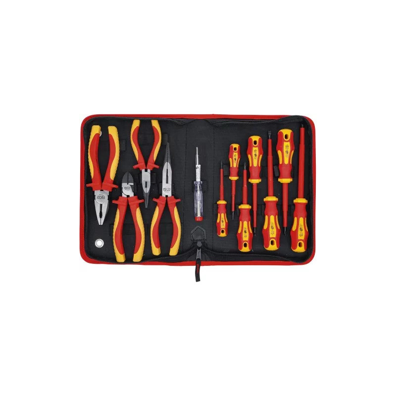 Jeu de pinces / tournevis d’électricien VDE | 12 pièces Jeu de pinces / tournevis d’électricien VDE | 12 pièces