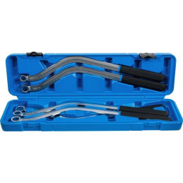 Jeu de clés pour tendeurs de courroies | douze pans, forme spéciale | 13 - 19 mm | 5 pièces