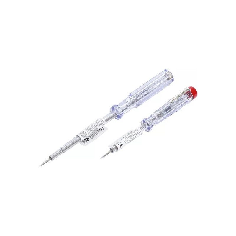 Testeur de tension | 120 - 250 V | 140 / 190 mm | 2 pièces Testeur de tension | 120 - 250 V | 140 / 190 mm | 2 pièces