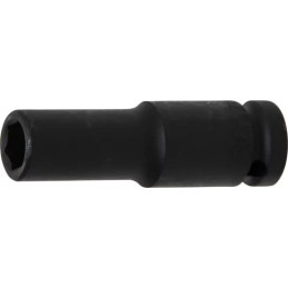 Douille à choc, six pans, longue | 12,5 mm (1/2") | 12 mm