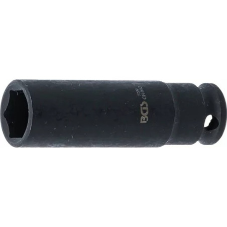Douille à choc, six pans, longue | 6,3 mm (1/4") | 10 mm