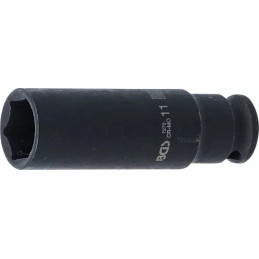 Douille à choc, six pans, longue | 6,3 mm (1/4") | 11 mm