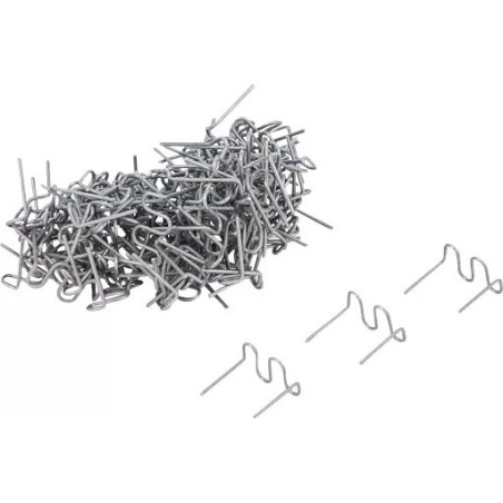 Jeu d’agrafes de réparation | forme ondulée | 0,8 mm | 100 pièces