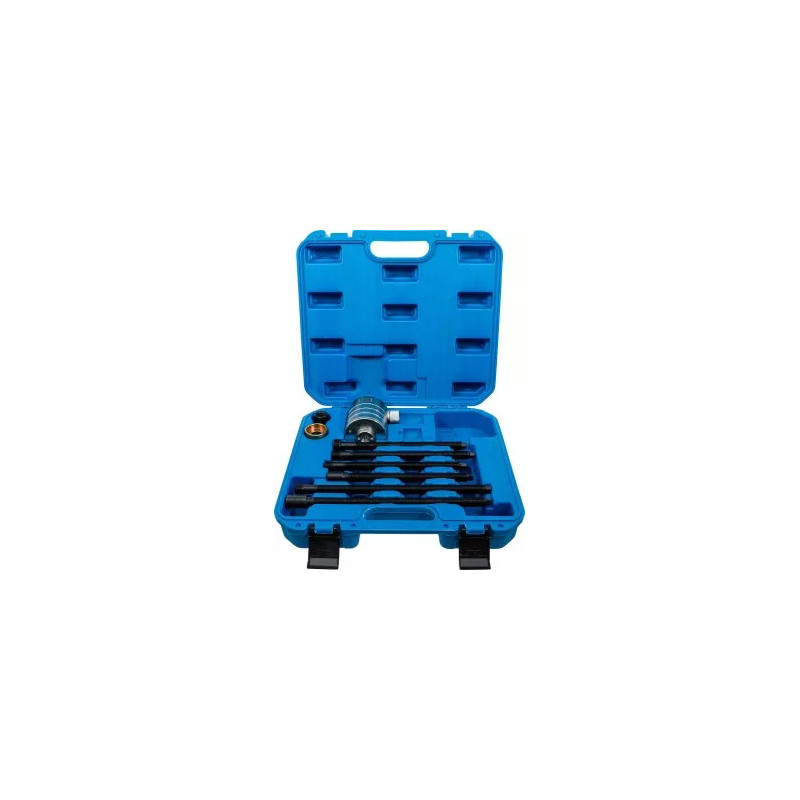 Jeu d’outils pour vérin hydraulique | avec broches de traction | pour l’extracteur d’injecteurs diesel | 17 t