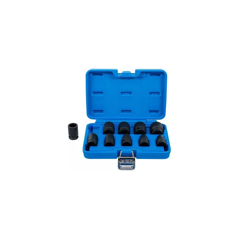 Jeu de douilles à choc, six pans | 12,5 mm (1/2") | 3/8 - 15/16" | en pouce | 10 pièces Jeu de douilles à choc, six pans | 12,5 mm (1/2") | 3/8 - 15/16" | en pouce | 10 pièces