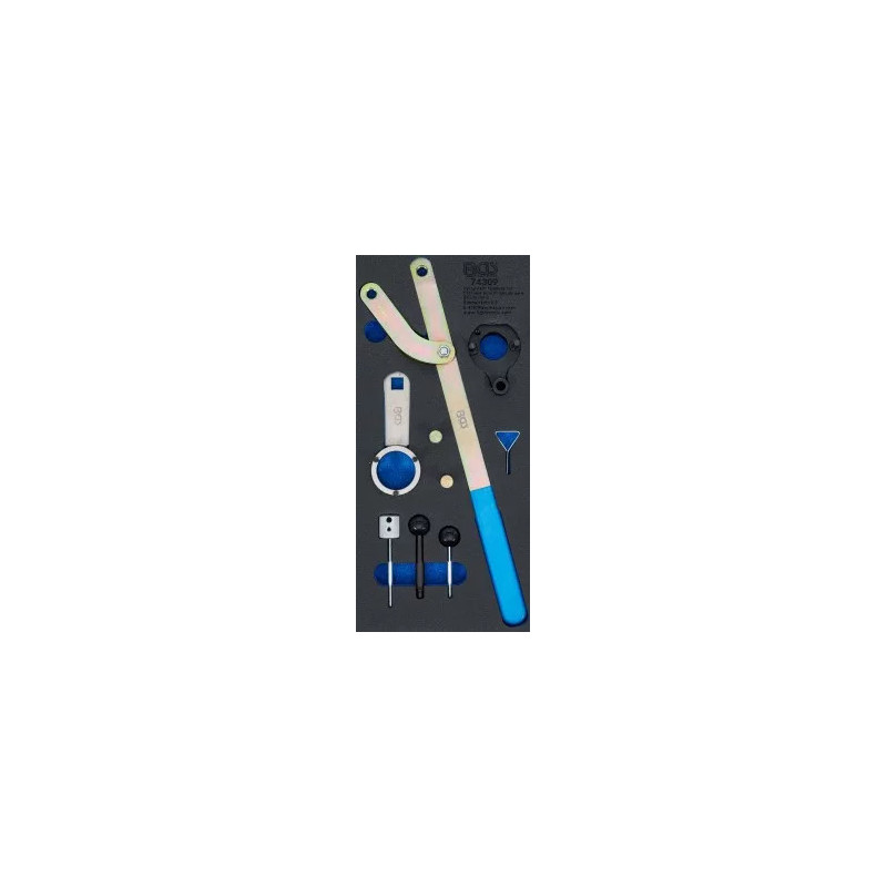 Insert de servante d'atelier 1/3 : Coffret de calage | pour VAG 2.0 TDI Common Rail Insert de servante d'atelier 1/3 : Coffret de calage | pour VAG 2.0 TDI Common Rail
