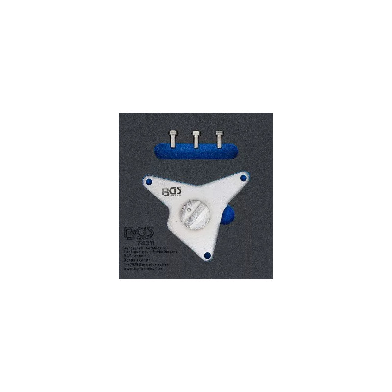 Insert de servante d'atelier 1/6: Jeu d’outils de réglage d'arbre à cames | pour Alfa Romeo, Fiat, Lancia 1.4 L MultiAir Turbo Insert de servante d'atelier 1/6: Jeu d’outils de réglage d'arbre à cames | pour Alfa Romeo, Fiat, Lancia 1.4 L MultiAir Turbo