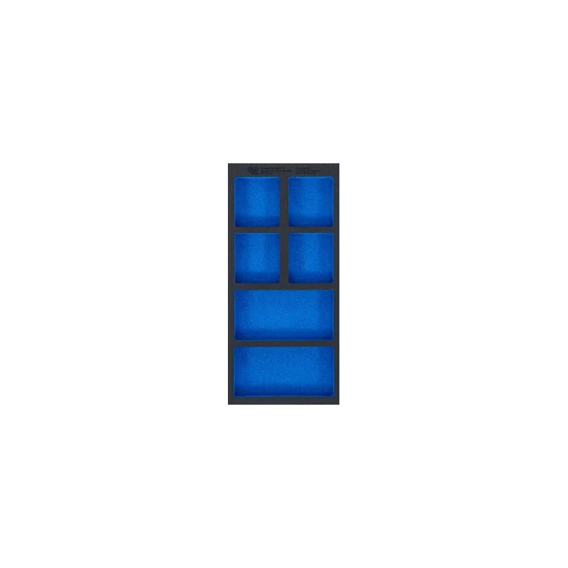 Insert de servante d'atelier 1/3, vide : 6 tablettes | 408 x 189 x 32 mm Insert de servante d'atelier 1/3, vide : 6 tablettes | 408 x 189 x 32 mm