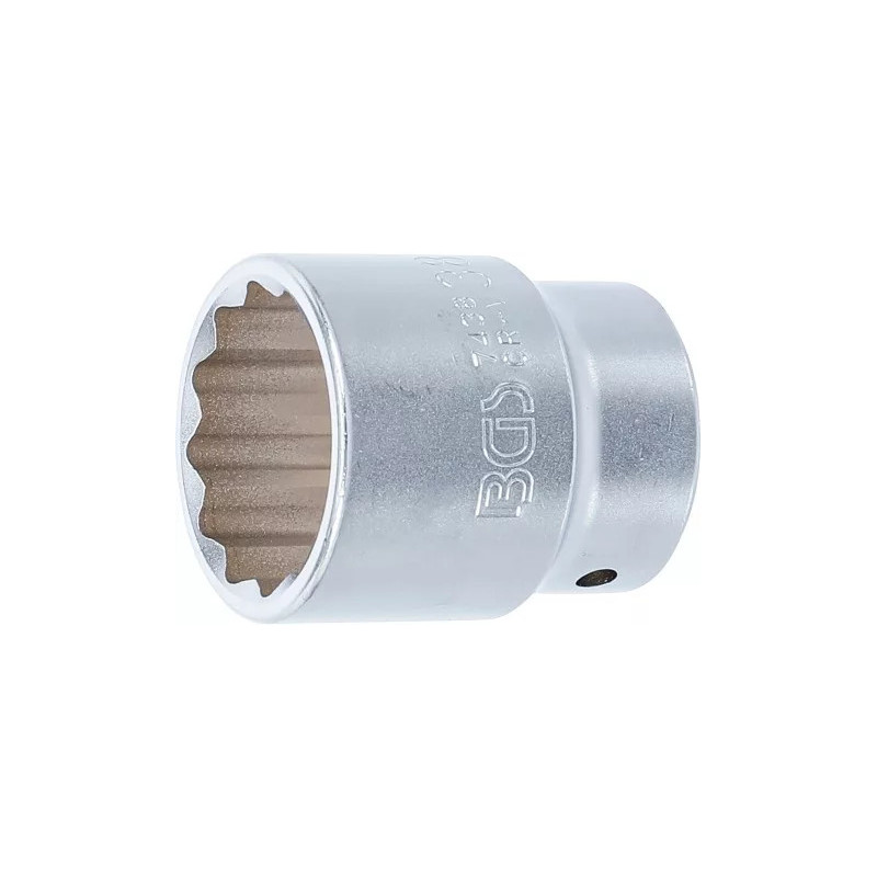 Douille pour clé, douze pans | 20 mm (3/4") | 38 mm Douille pour clé, douze pans | 20 mm (3/4") | 38 mm