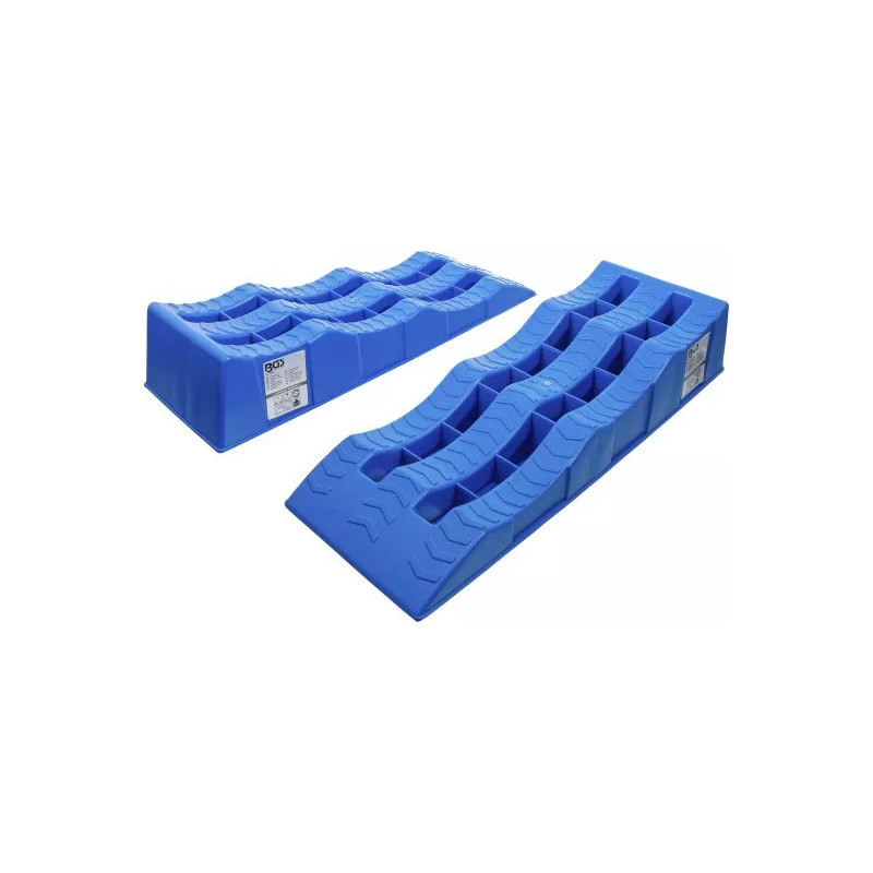 Jeu de rampes d’accès | matière plastique | avec 3 hauteurs de rampe | 2 pièces Jeu de rampes d’accès | matière plastique | avec 3 hauteurs de rampe | 2 pièces
